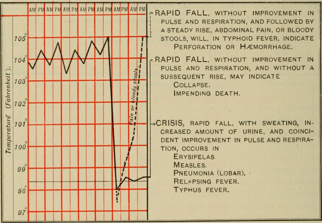 An illustration from The diagnostics of internal medicine : a clinical treatise upon the recognised principles of medical diagnosis, prepared for the use of students and practitioners of medicine / by Glentworth Reeve Butler ... ; with five coloured plates and two hundred and seventy-two illustrations and charts in the text., 1909, leaf 160