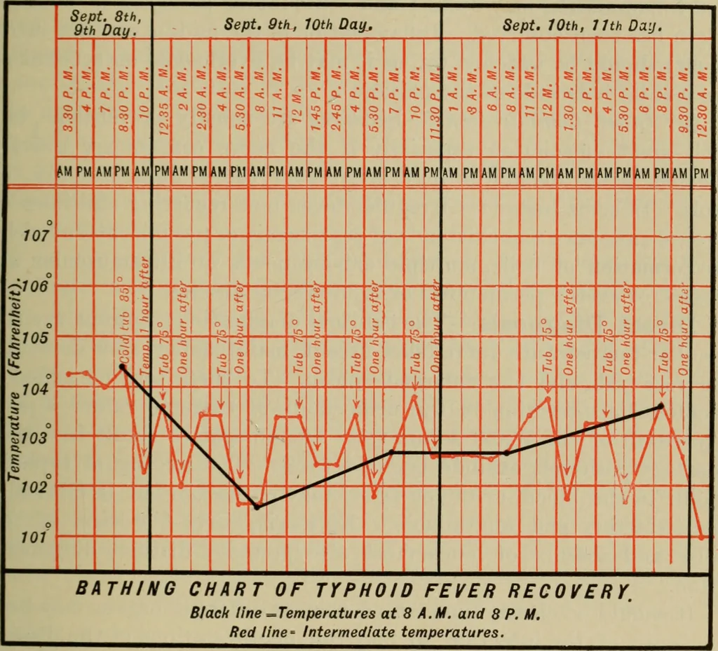 An illustration from The diagnostics of internal medicine : a clinical treatise upon the recognised principles of medical diagnosis, prepared for the use of students and practitioners of medicine / by Glentworth Reeve Butler ... ; with five coloured plates and two hundred and seventy-two illustrations and charts in the text., 1909, leaf 787