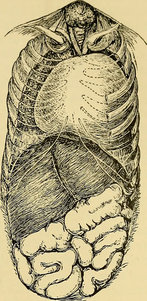 An illustration from Diseases of the heart and arterial system : designed to be a practical presentation of the subject for the use of students and practitioners of medicine / by Robert H. Babcock ; with three coloured plates and one hundred and thirty-nine illustrations., 1907, leaf 95