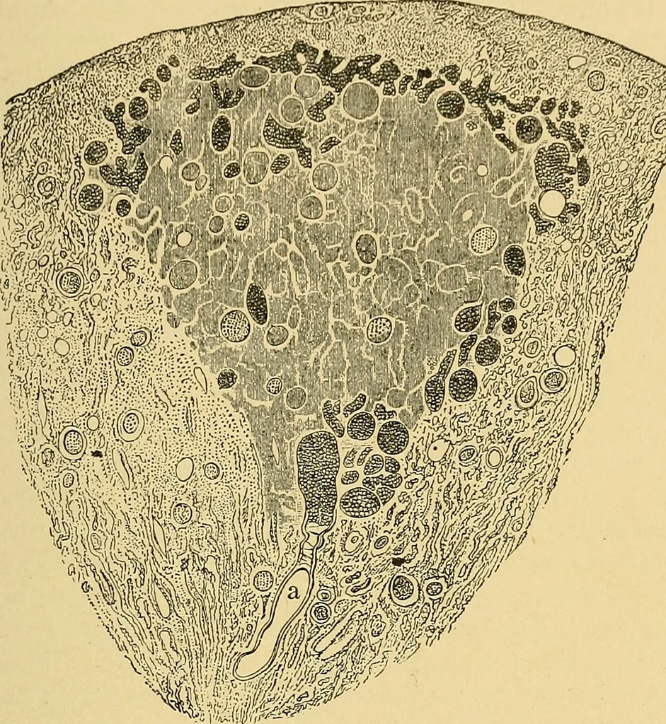 An illustration from A text-book of pathology for students of medicine / by J. George Adami and John McCrae ; illustrated with 304 engravings and 11 colored plates., 1912, leaf 347