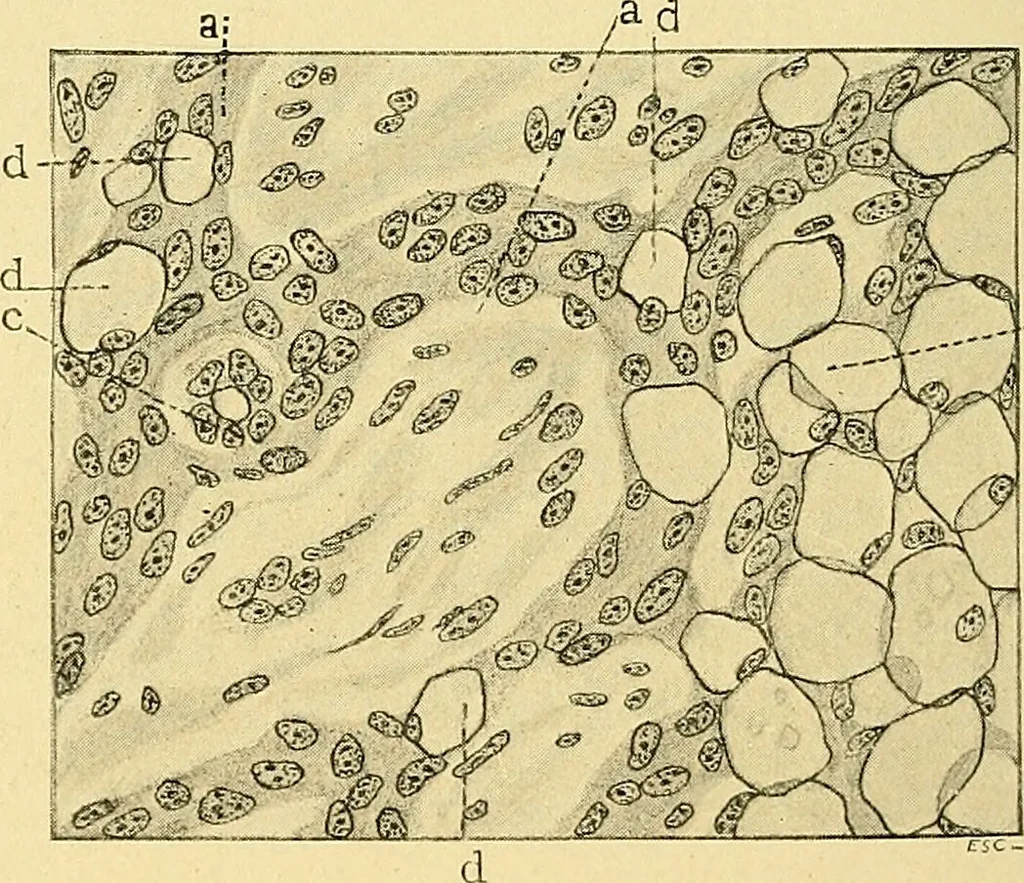 An illustration from A text-book of pathology for students of medicine / by J. George Adami and John McCrae ; illustrated with 304 engravings and 11 colored plates., 1912, leaf 604