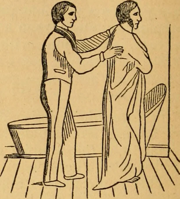 An illustration from The household physician : for the use of families, planters, seamen, and travellers ; being a brief description, in plain language, of all the diseases of men, women, and children, with the newest and most approved methods of curing them / by Ira Warren., 1866, leaf 558