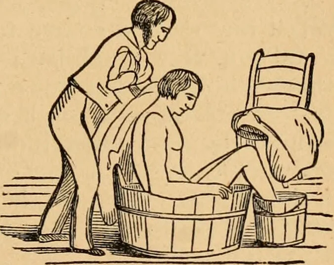 An illustration from The household physician : for the use of families, planters, seamen, and travellers ; being a brief description, in plain language, of all the diseases of men, women, and children, with the newest and most approved methods of curing them / by Ira Warren., 1866, leaf 563