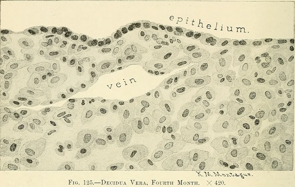 An illustration from Obstetrics : a text-book for the use of students and practitioners / by J. Whitridge Williams ... with eight coloured plates and six hundred and thirty illustrations in the text., 1903, leaf 142