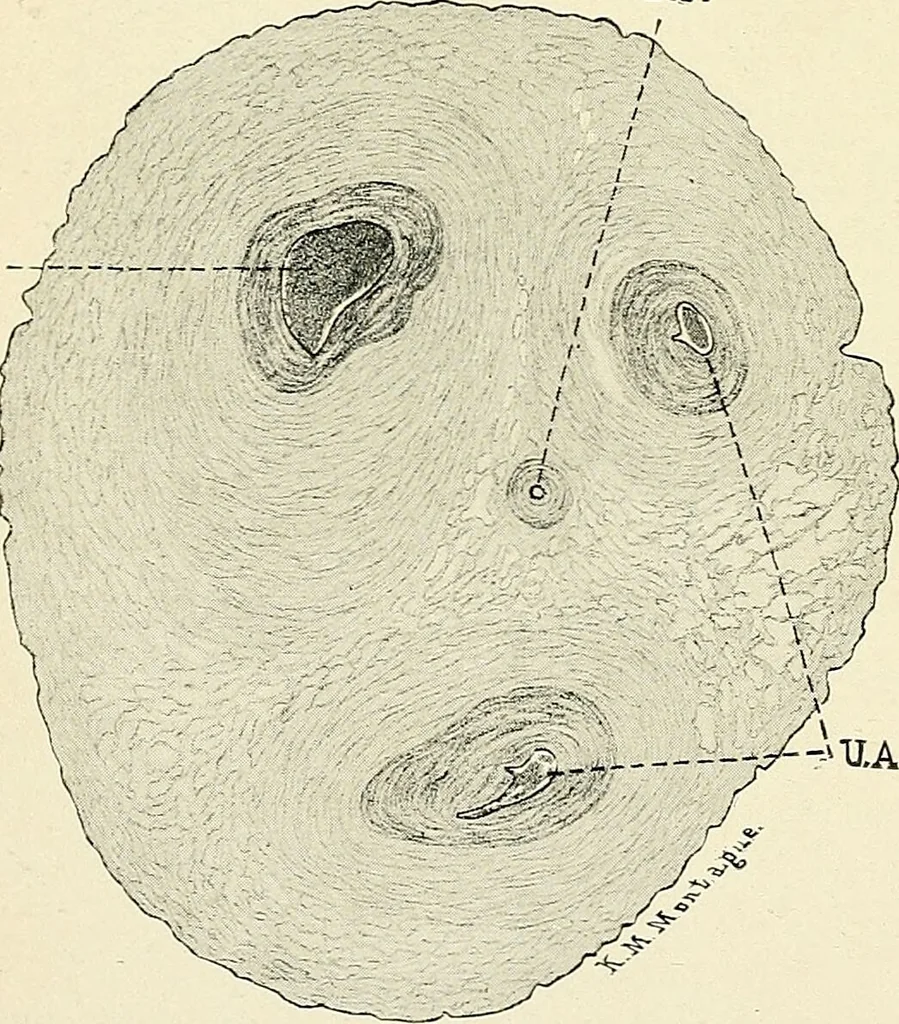 An illustration from Obstetrics : a text-book for the use of students and practitioners / by J. Whitridge Williams ... with eight coloured plates and six hundred and thirty illustrations in the text., 1903, leaf 162