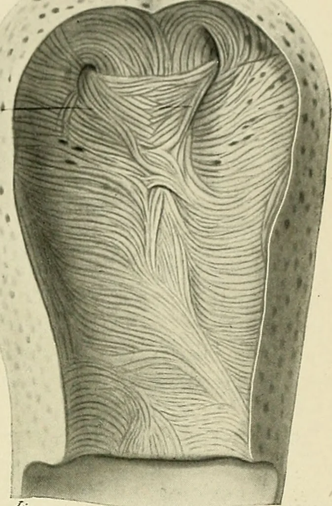 An illustration from Obstetrics : a text-book for the use of students and practitioners / by J. Whitridge Williams ... with eight coloured plates and six hundred and thirty illustrations in the text., 1903, leaf 189