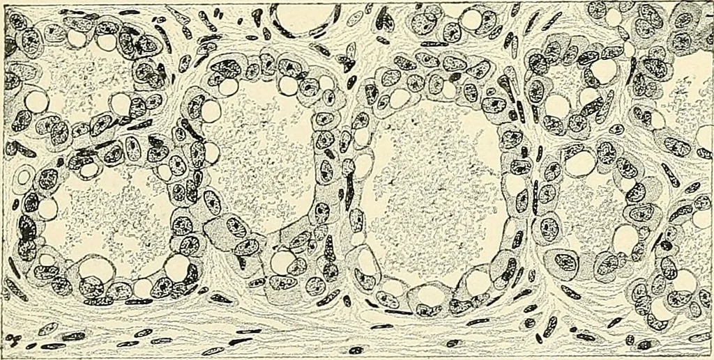 An illustration from Obstetrics : a text-book for the use of students and practitioners / by J. Whitridge Williams ... with eight coloured plates and six hundred and thirty illustrations in the text., 1903, leaf 370