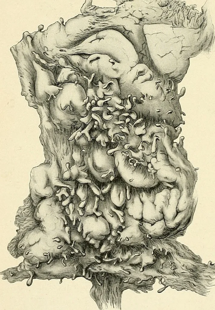 An illustration from Obstetrics : a text-book for the use of students and practitioners / by J. Whitridge Williams ... with eight coloured plates and six hundred and thirty illustrations in the text., 1903, leaf 532