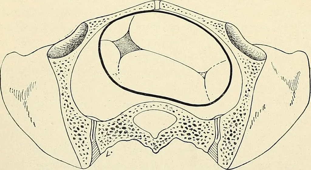An illustration from Obstetrics : a text-book for the use of students and practitioners / by J. Whitridge Williams ... with eight coloured plates and six hundred and thirty illustrations in the text., 1903, leaf 674