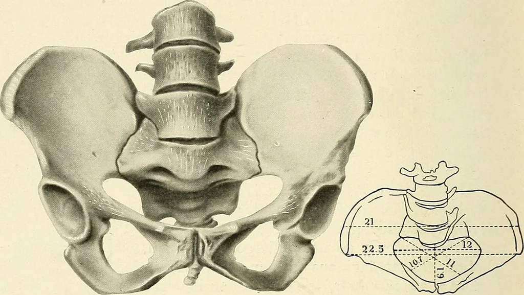 An illustration from Obstetrics : a text-book for the use of students and practitioners / by J. Whitridge Williams ... with eight coloured plates and six hundred and thirty illustrations in the text., 1903, leaf 696