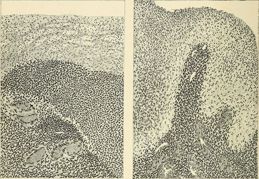 An illustration from Obstetrics : a text-book for the use of students and practitioners / by J. Whitridge Williams ... with eight coloured plates and six hundred and thirty illustrations in the text., 1903, leaf 822