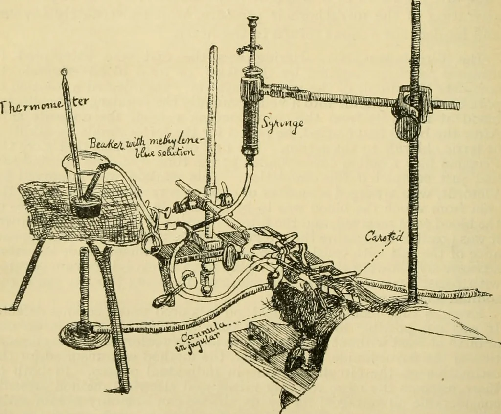 An illustration from A manual of physiology : with practical exercises / by G. N. Stewart ; with coloured plate and 467 other illustrations., 1914, leaf 160