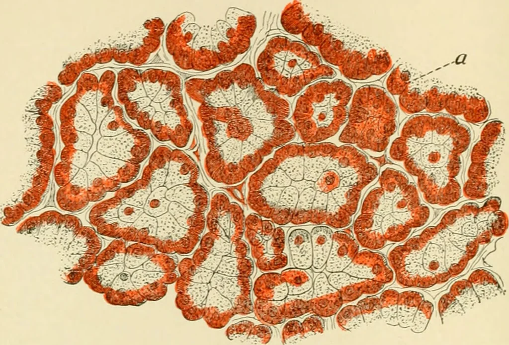 An illustration from Human physiology : prepared with special reference to students of medicine / by Joseph Howard Raymond., 1901, leaf 228