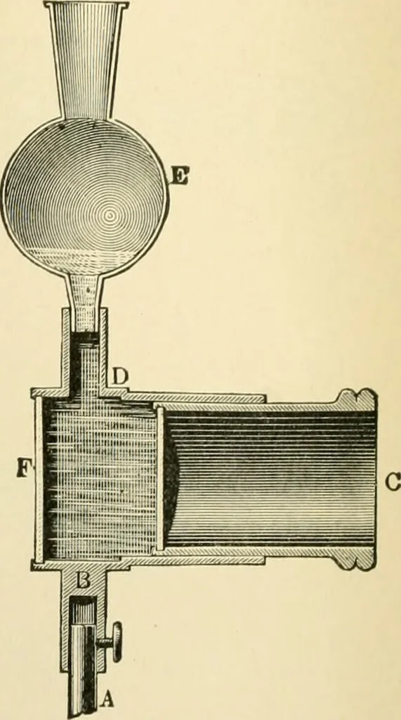 An illustration from Human physiology : prepared with special reference to students of medicine / by Joseph Howard Raymond., 1901, leaf 282