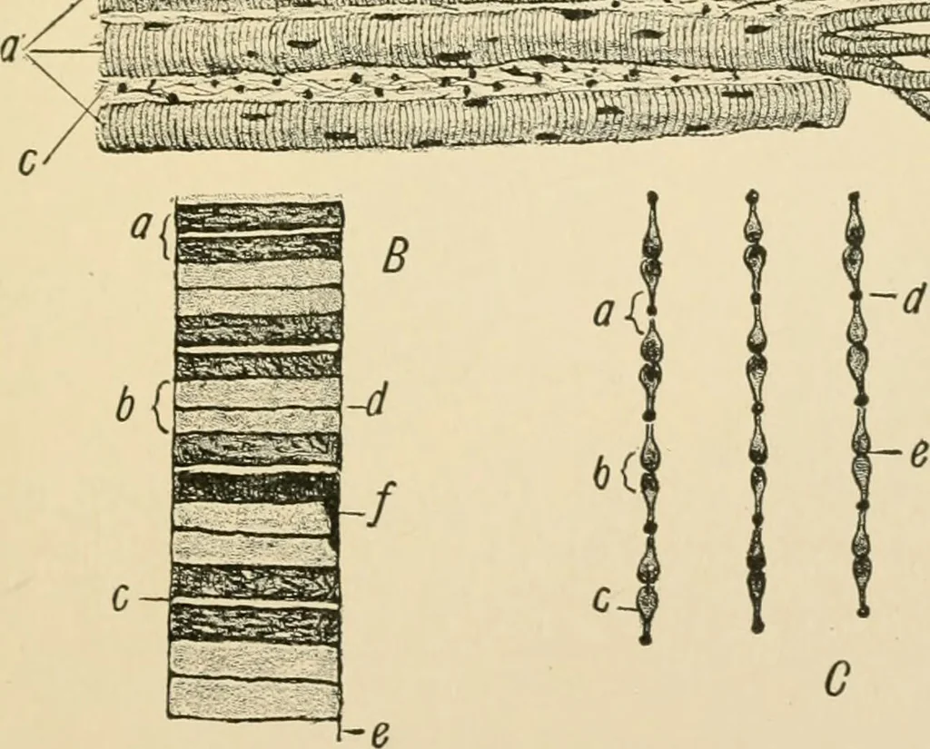 An illustration from Human physiology : prepared with special reference to students of medicine / by Joseph Howard Raymond., 1901, leaf 61