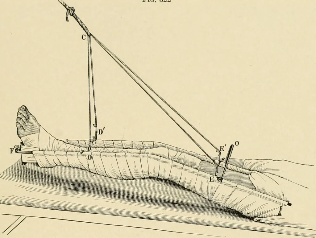 An illustration from The principles and practice of modern surgery / by Roswell Park ... with 722 engravings and 60 full-page plates in colors and monochrome., 1907, leaf 599
