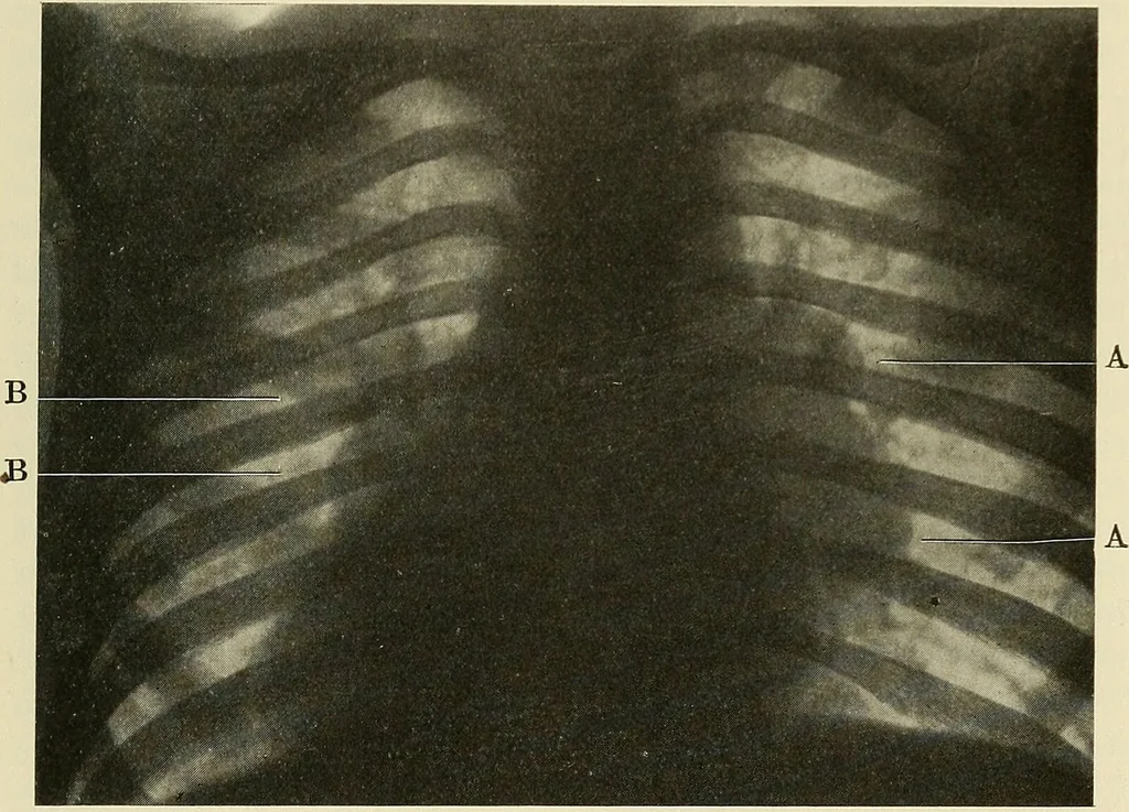 An illustration from The diseases of infancy and childhood : for the use of students and practitioners of medicine / by L. Emmett Holt and John Howland., 1911, leaf 1109