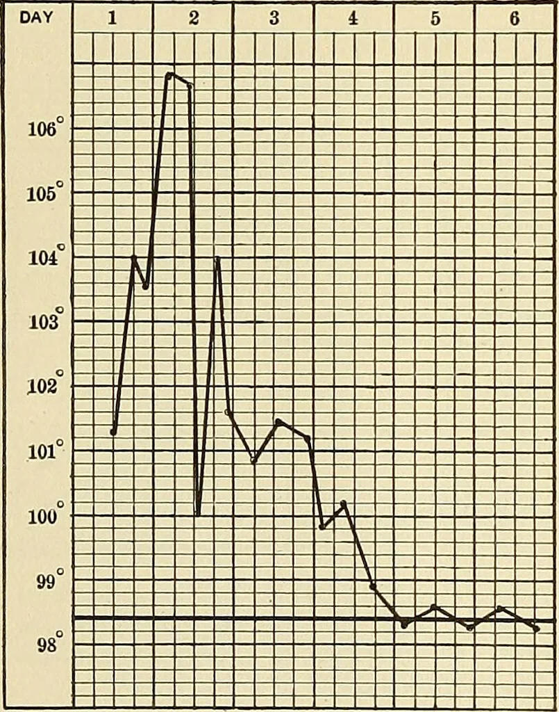 An illustration from The diseases of infancy and childhood : for the use of students and practitioners of medicine / by L. Emmett Holt and John Howland., 1911, leaf 1134