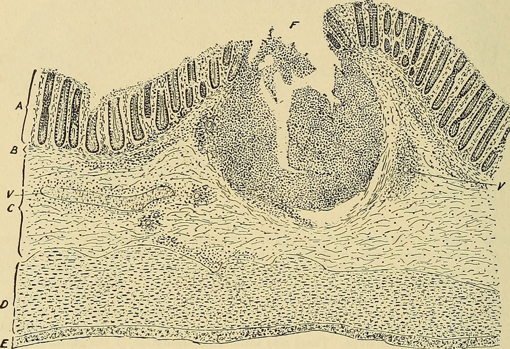 An illustration from The diseases of infancy and childhood : for the use of students and practitioners of medicine / by L. Emmett Holt and John Howland., 1911, leaf 410