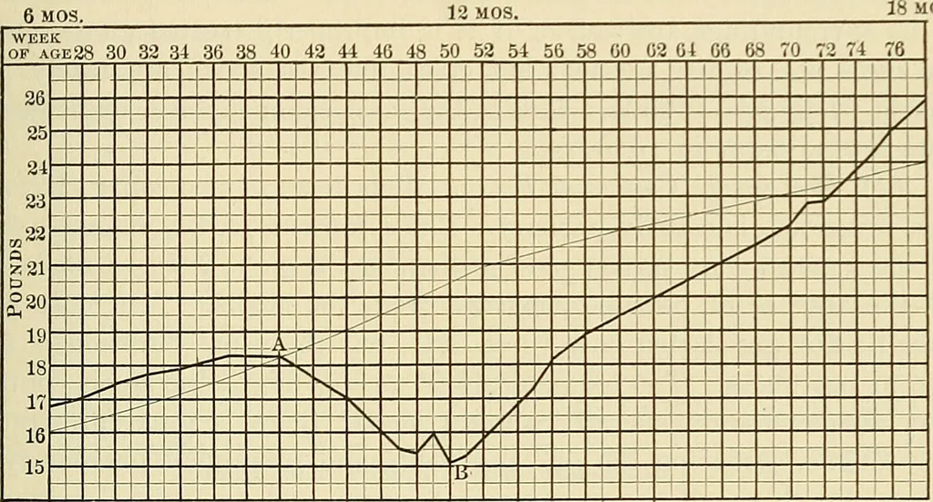 An illustration from The diseases of infancy and childhood : for the use of students and practitioners of medicine / by L. Emmett Holt and John Howland., 1911, leaf 419