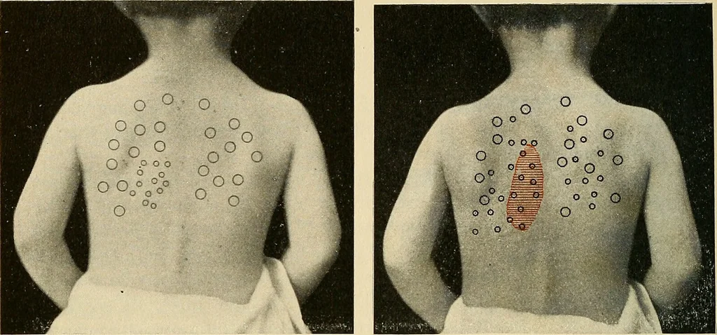 An illustration from The diseases of infancy and childhood : for the use of students and practitioners of medicine / by L. Emmett Holt and John Howland., 1911, leaf 554