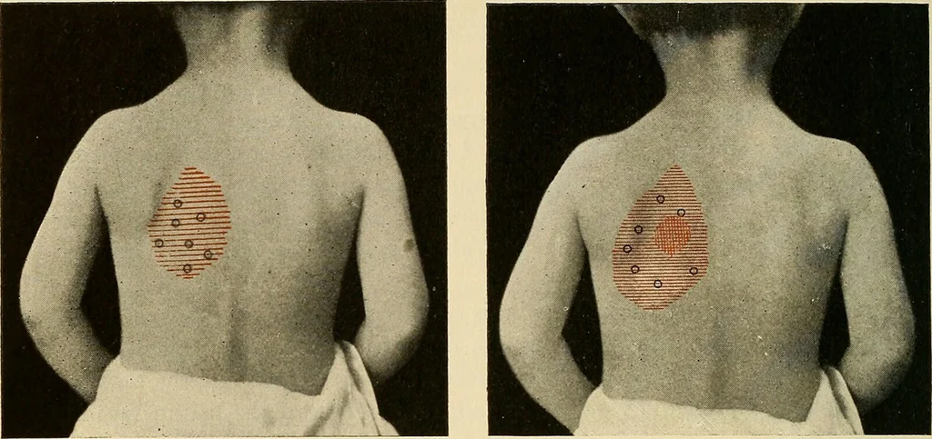 An illustration from The diseases of infancy and childhood : for the use of students and practitioners of medicine / by L. Emmett Holt and John Howland., 1911, leaf 576