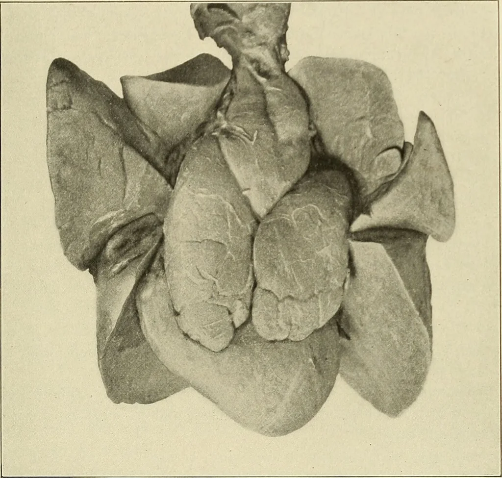 An illustration from The diseases of infancy and childhood : for the use of students and practitioners of medicine / by L. Emmett Holt and John Howland., 1911, leaf 887