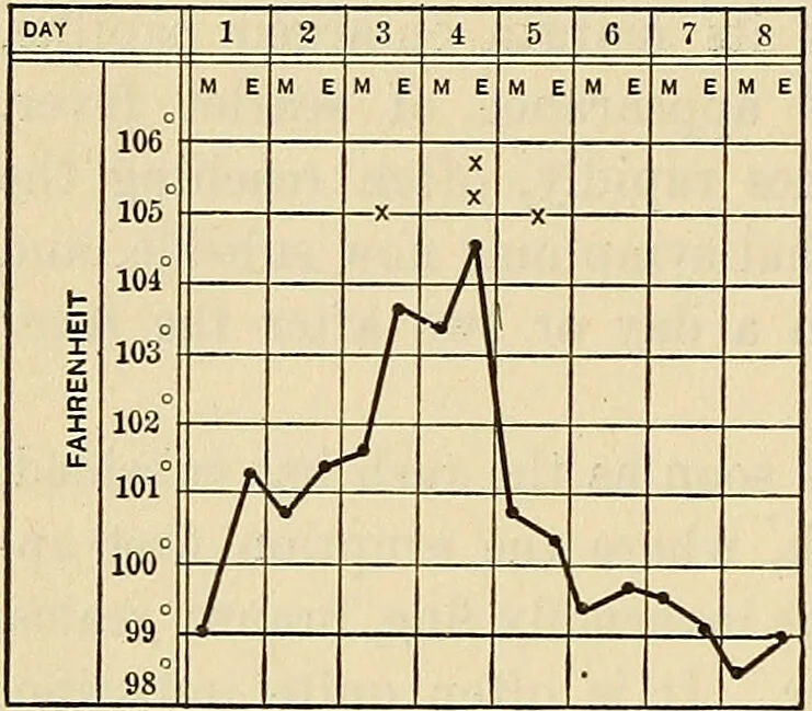 An illustration from The diseases of infancy and childhood : for the use of students and practitioners of medicine / by L. Emmett Holt and John Howland., 1911, leaf 990