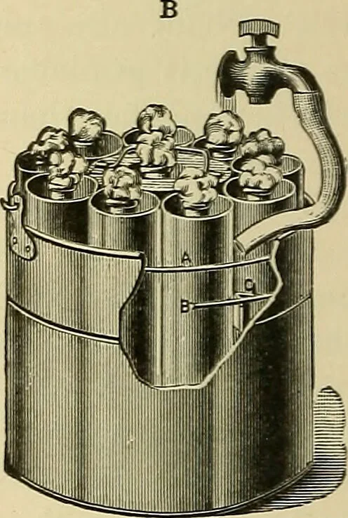 An illustration from The diseases of infancy and childhood : for the use of students and practitioners of medicine / by L. Emmett Holt with two hundred and forty-one illustrations, including eight coloured plates., 1908, leaf 180