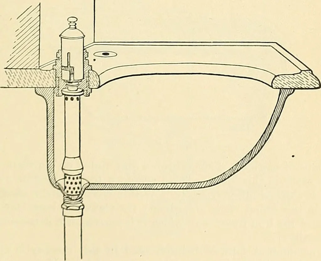 An illustration from A manual of practical hygiene for students, physicians, and health officers / By Charles Harrington., 1914, leaf 593