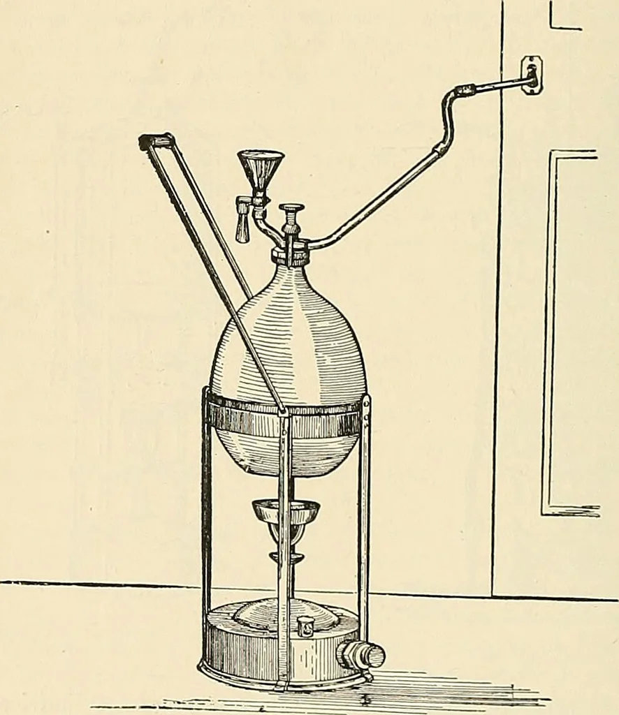 An illustration from A manual of practical hygiene for students, physicians, and health officers / By Charles Harrington., 1914, leaf 642