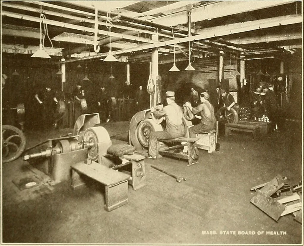 An illustration from A manual of practical hygiene for students, physicians, and health officers / By Charles Harrington., 1914, leaf 687