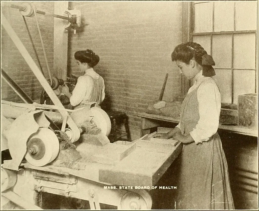 An illustration from A manual of practical hygiene for students, physicians, and health officers / By Charles Harrington., 1914, leaf 721