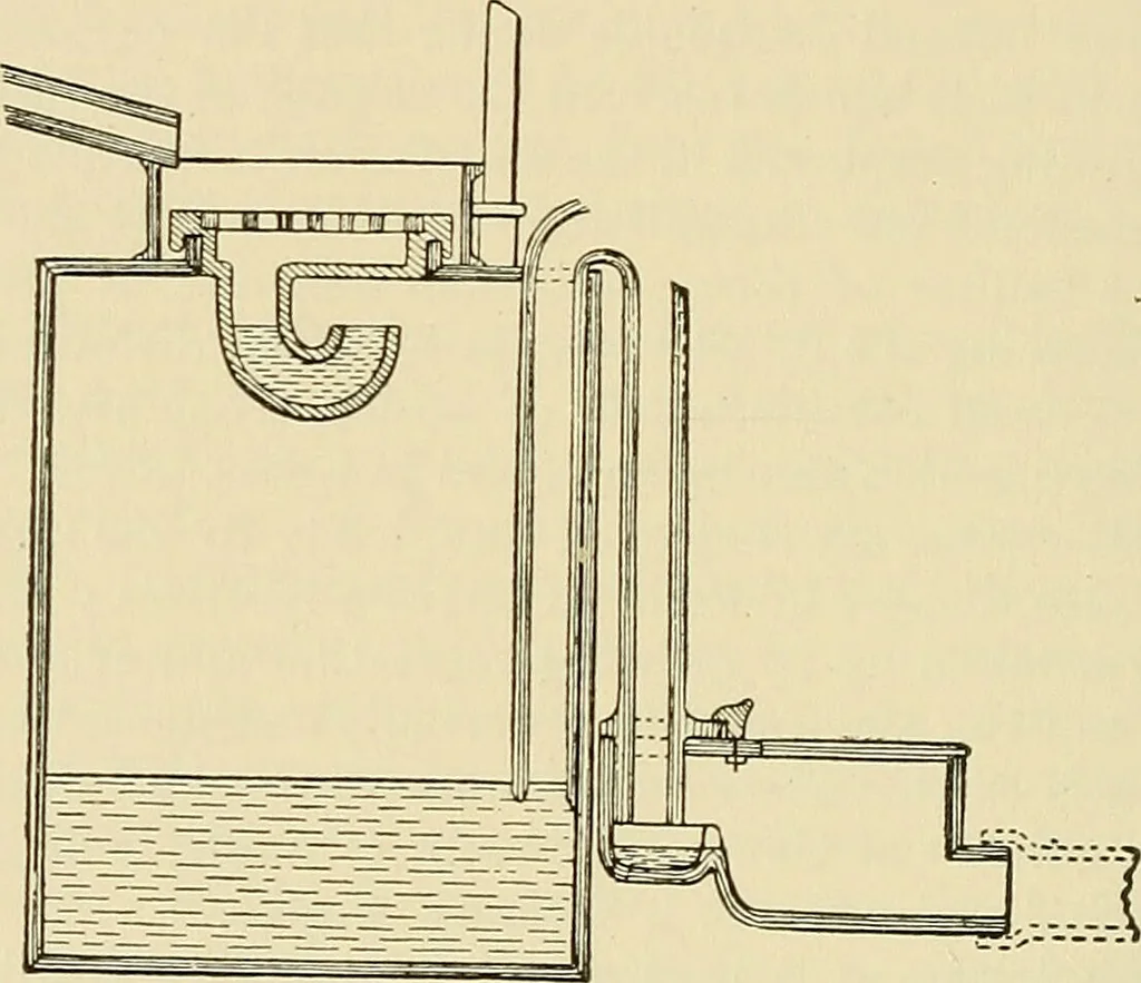 An illustration from A manual of practical hygiene for students, physicians, and medical officers / by Charles Harrington., 1905, leaf 526