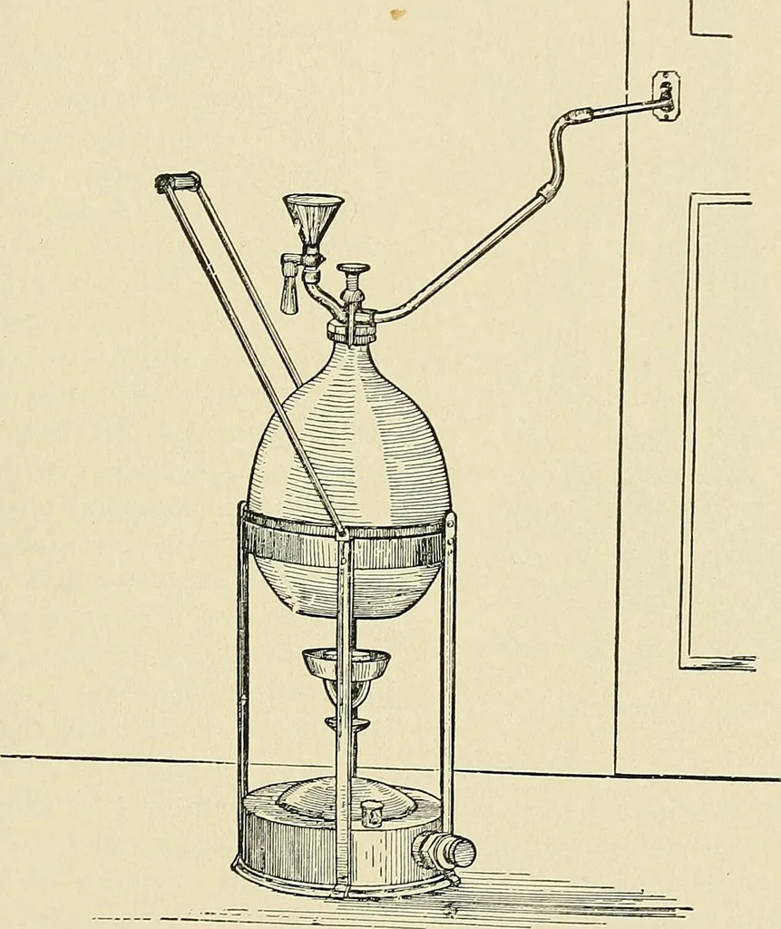 An illustration from A manual of practical hygiene for students, physicians, and medical officers / by Charles Harrington., 1905, leaf 571