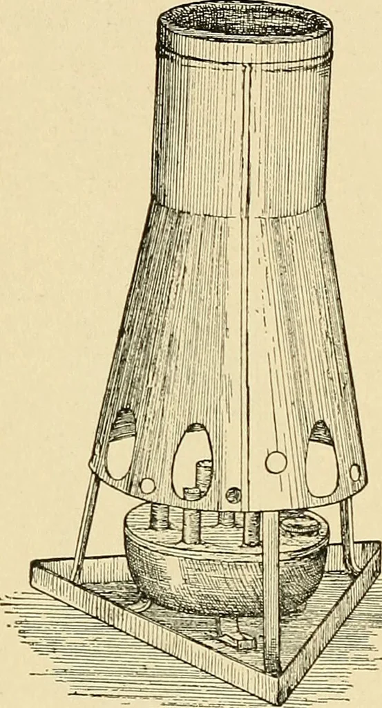 An illustration from A manual of practical hygiene for students, physicians, and medical officers / by Charles Harrington., 1905, leaf 572