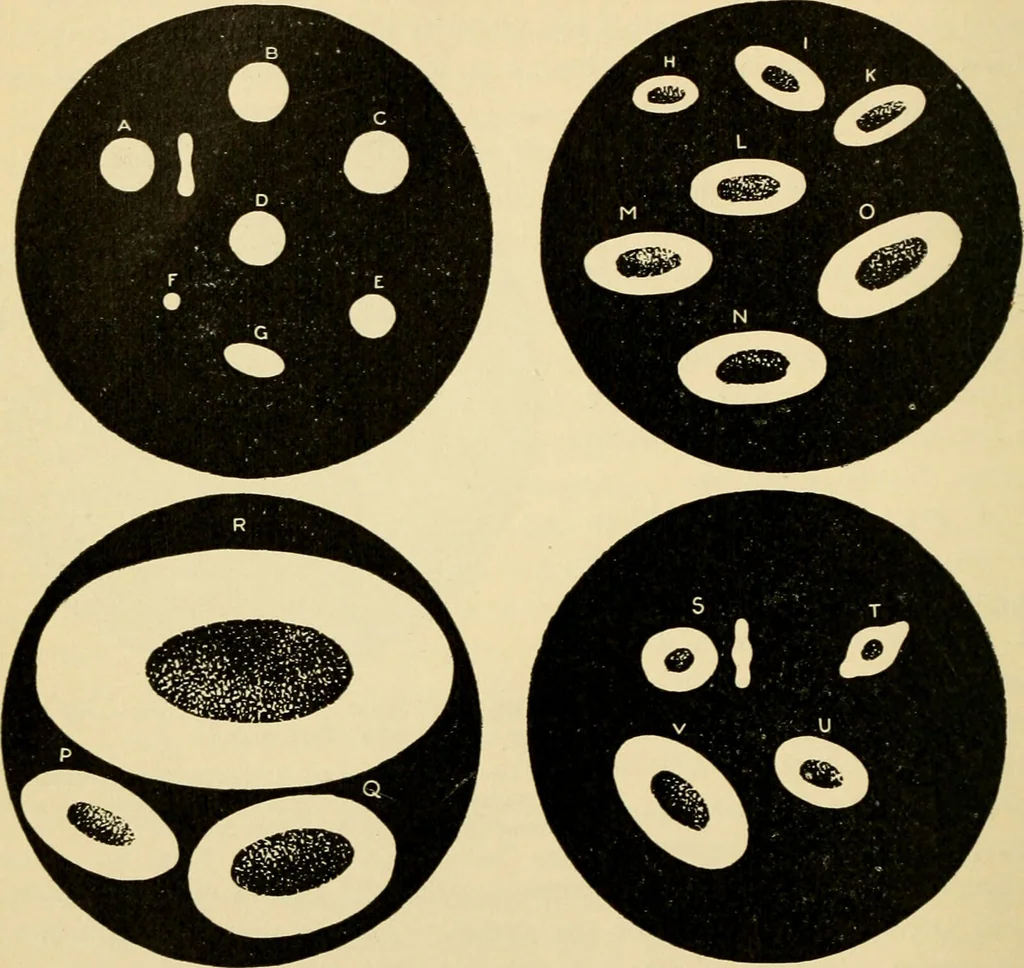 An illustration from Handbook of physiology : for students and practitioners of medicine / by Austin Flint ... with two hundred and forty-seven illustrations in the text--including four in colors--and an atlas of sixteen color-plates, including forty-eight original figures taken from actual stained microscopical preparation., 1905, leaf 54