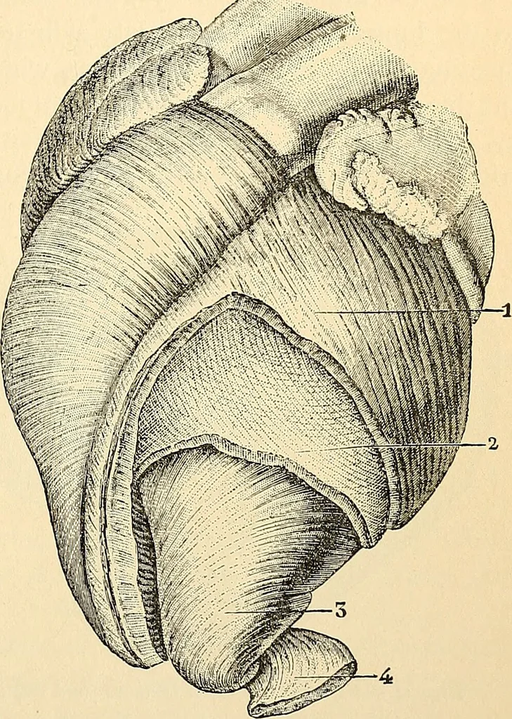 An illustration from Handbook of physiology : for students and practitioners of medicine / by Austin Flint ... with two hundred and forty-seven illustrations in the text--including four in colors--and an atlas of sixteen color-plates, including forty-eight original figures taken from actual stained microscopical preparation., 1905, leaf 73