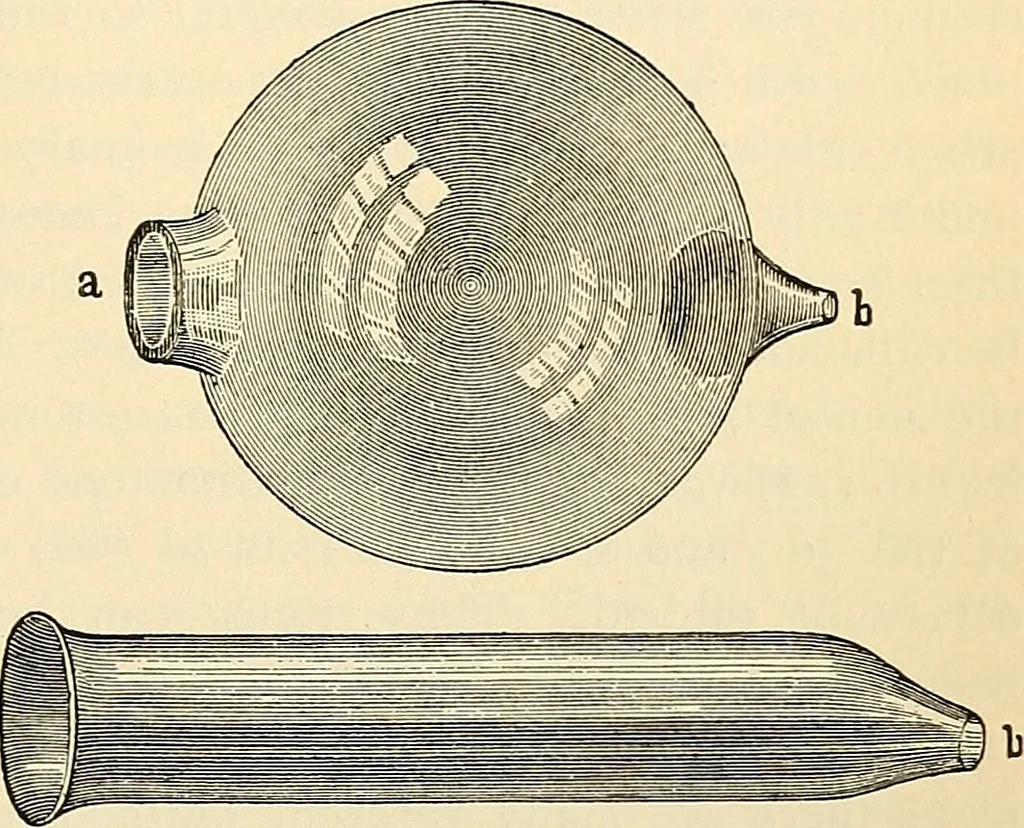 An illustration from Handbook of physiology : for students and practitioners of medicine / by Austin Flint ... with two hundred and forty-seven illustrations in the text--including four in colors--and an atlas of sixteen color-plates, including forty-eight original figures taken from actual stained microscopical preparation., 1905, leaf 767