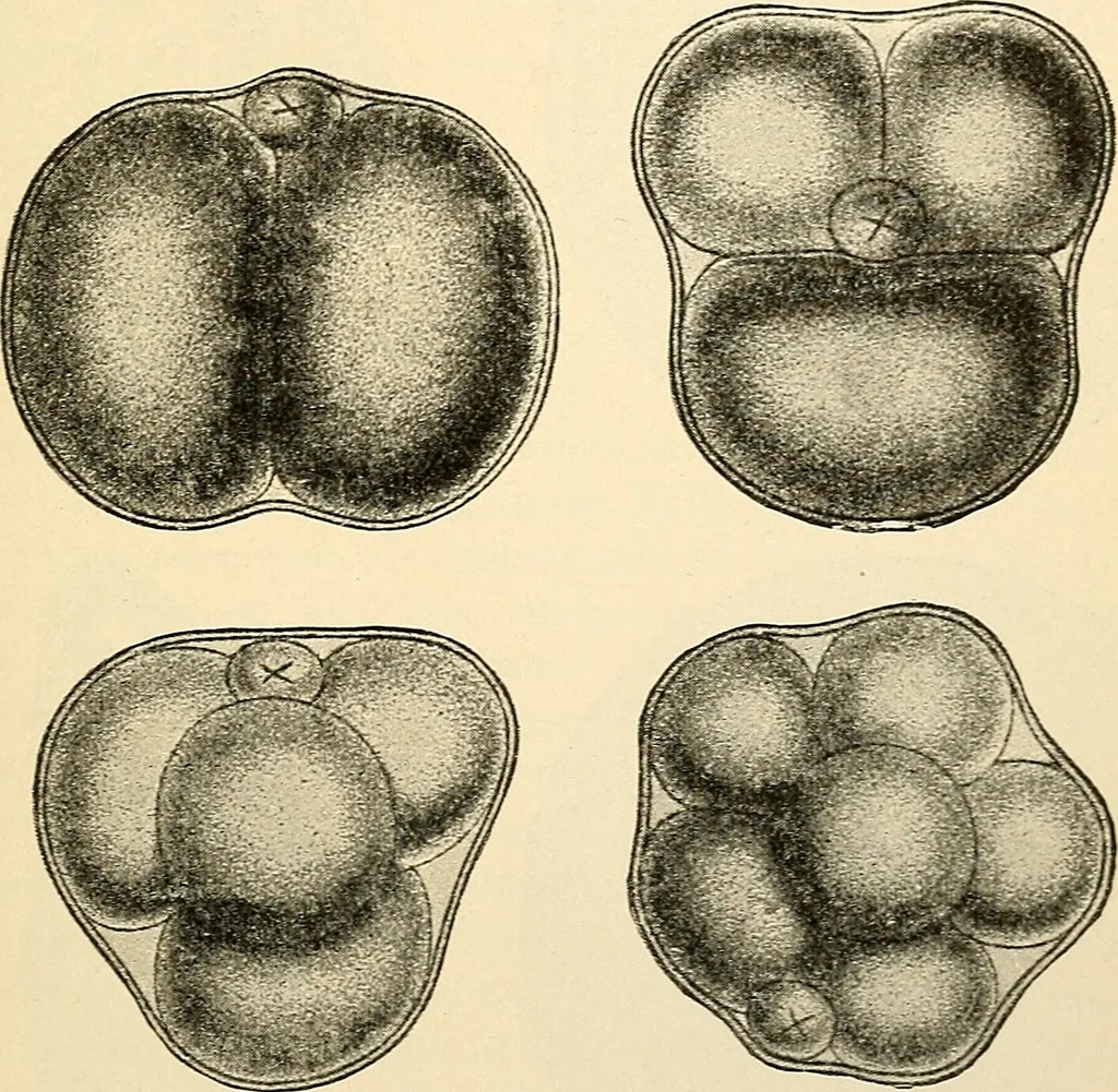 An illustration from Handbook of physiology : for students and practitioners of medicine / by Austin Flint ... with two hundred and forty-seven illustrations in the text--including four in colors--and an atlas of sixteen color-plates, including forty-eight original figures taken from actual stained microscopical preparation., 1905, leaf 835