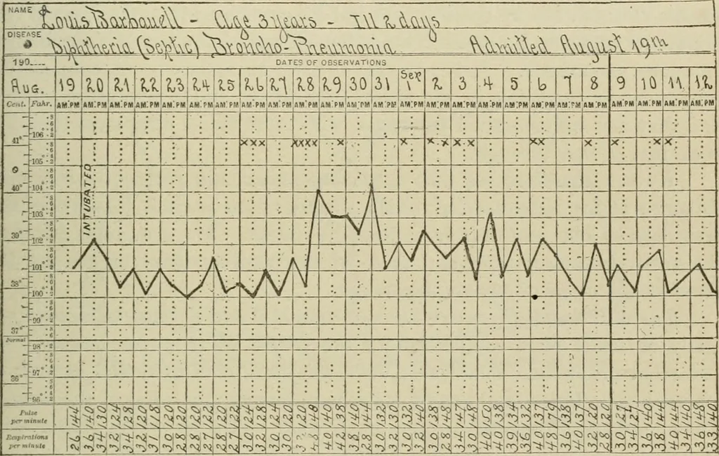 An illustration from Diseases of infancy and childhood, their dietetic, hygienic, and medical treatment : a text-book designed for practitioners and students in medicine / By Louis Fischer., 1910, leaf 517