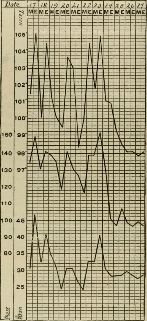 An illustration from Diseases of infancy and childhood, their dietetic, hygienic, and medical treatment : a text-book designed for practitioners and students in medicine / By Louis Fischer., 1910, leaf 558