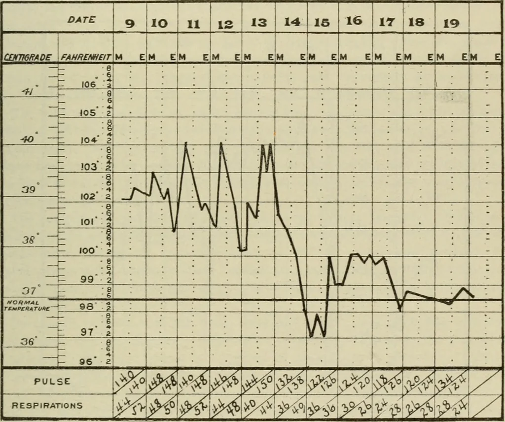 An illustration from Diseases of infancy and childhood, their dietetic, hygienic, and medical treatment : a text-book designed for practitioners and students in medicine / By Louis Fischer., 1910, leaf 561