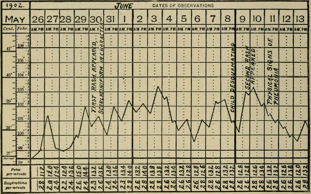 An illustration from Diseases of infancy and childhood, their dietetic, hygienic, and medical treatment : a text-book designed for practitioners and students in medicine / By Louis Fischer., 1910, leaf 616