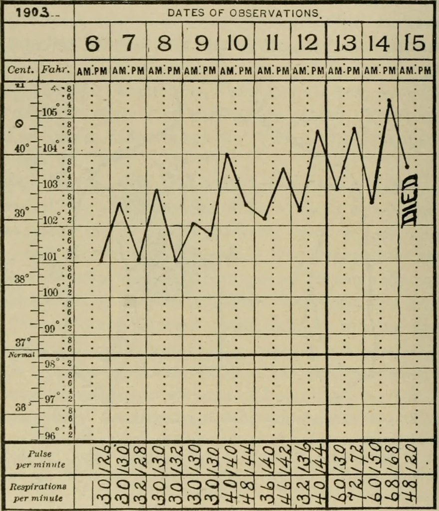 An illustration from Diseases of infancy and childhood, their dietetic, hygienic, and medical treatment : a text-book designed for practitioners and students in medicine / By Louis Fischer., 1910, leaf 628