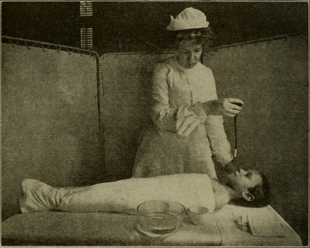 An illustration from Diseases of infancy and childhood, their dietetic, hygienic, and medical treatment : a text-book designed for practitioners and students in medicine / By Louis Fischer., 1910, leaf 662
