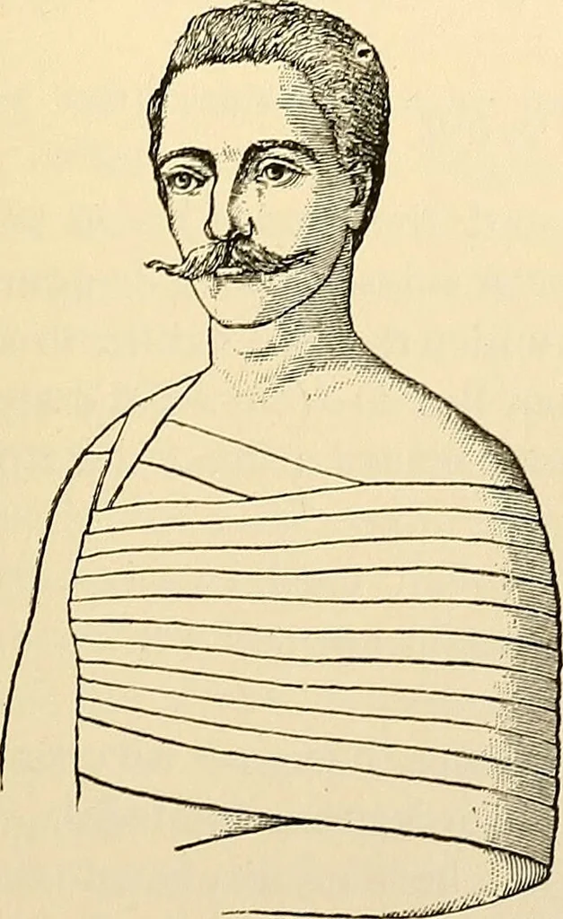 An illustration from Surgical technic; a text-book on operative surgery / by Fr. von Esmarch ... and E. Kowalzig ... translated by Professor Ludwig H. Grau ... and Willam N. Sullivan ... edited by Nicholas Senn ... With fourteen hundred and ninety-seven illustrations and fifteen colored plates., 1901, leaf 123