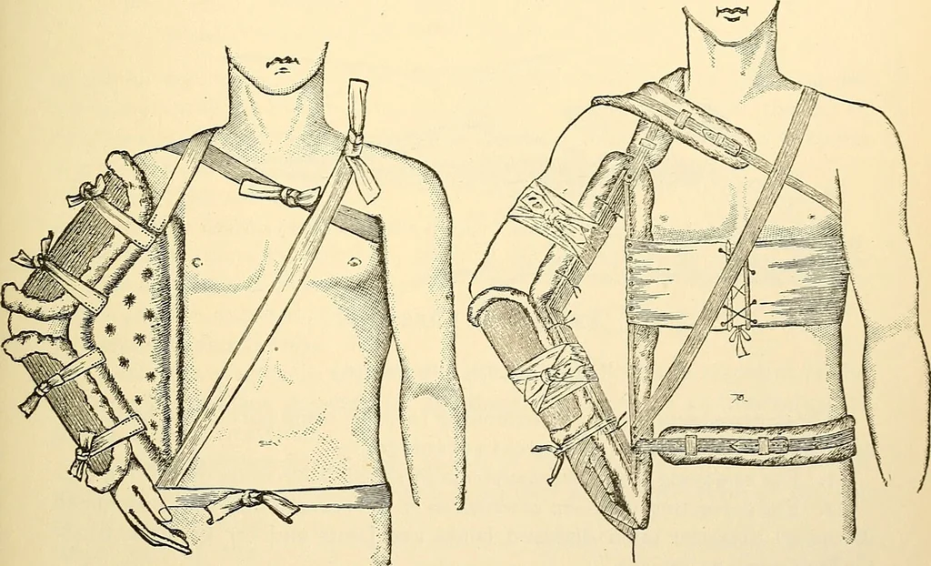 An illustration from Surgical technic; a text-book on operative surgery / by Fr. von Esmarch ... and E. Kowalzig ... translated by Professor Ludwig H. Grau ... and Willam N. Sullivan ... edited by Nicholas Senn ... With fourteen hundred and ninety-seven illustrations and fifteen colored plates., 1901, leaf 189
