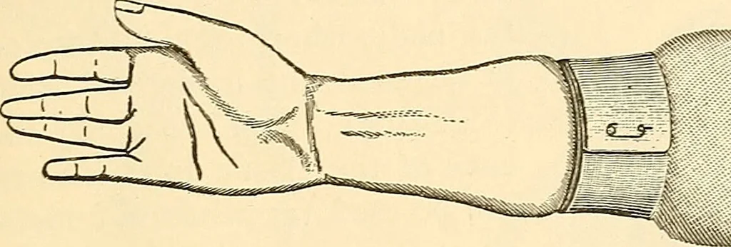 An illustration from Surgical technic; a text-book on operative surgery / by Fr. von Esmarch ... and E. Kowalzig ... translated by Professor Ludwig H. Grau ... and Willam N. Sullivan ... edited by Nicholas Senn ... With fourteen hundred and ninety-seven illustrations and fifteen colored plates., 1901, leaf 271