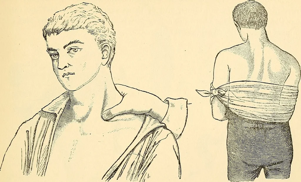 An illustration from Surgical technic; a text-book on operative surgery / by Fr. von Esmarch ... and E. Kowalzig ... translated by Professor Ludwig H. Grau ... and Willam N. Sullivan ... edited by Nicholas Senn ... With fourteen hundred and ninety-seven illustrations and fifteen colored plates., 1901, leaf 281